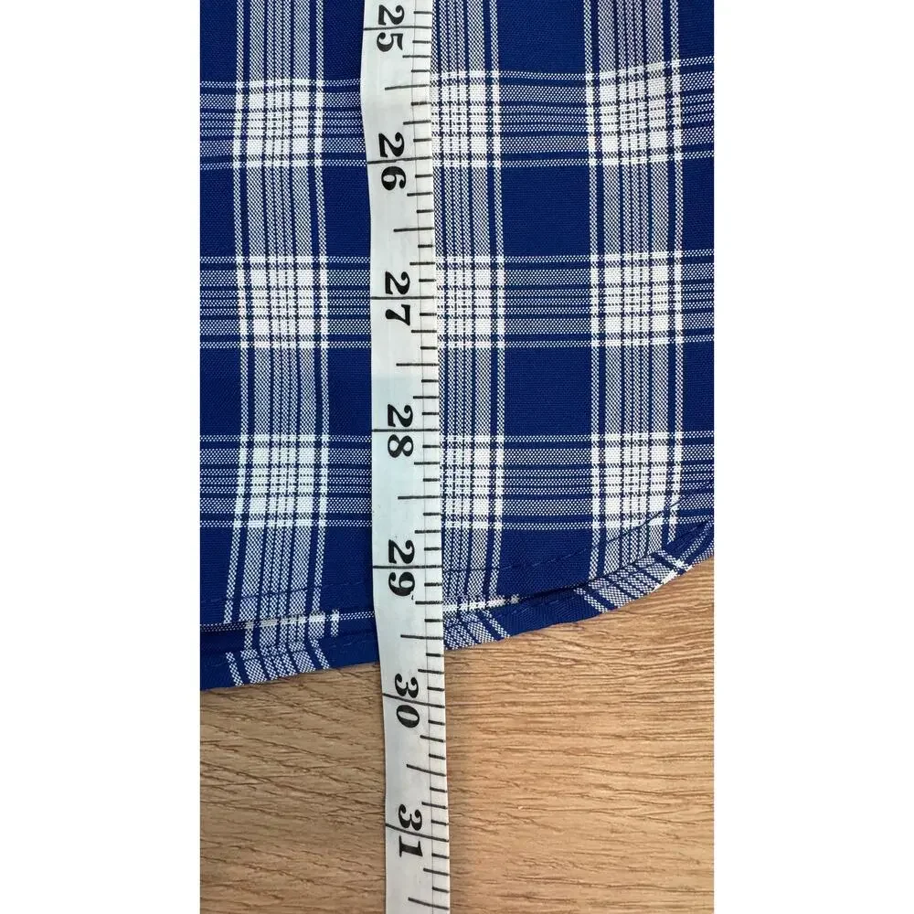Rachel Comey Cala Top Blue Plaid Size 2 NWT - Picture 10 of 13
